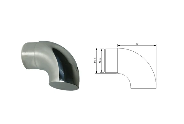 Handrail End For Tube Φ50.8