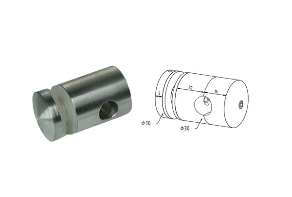Ø30 Standoff Dome Head For Ø 12 Bar